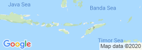 East Nusa Tenggara map